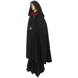 Short Medieval Forest Cloak