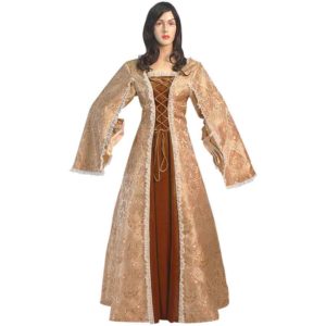 Open Sleeves Renaissance Gown