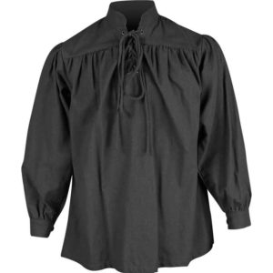 Freeman' Medieval Shirt - Black