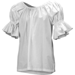 Ruffled Sleeve Chemise Top