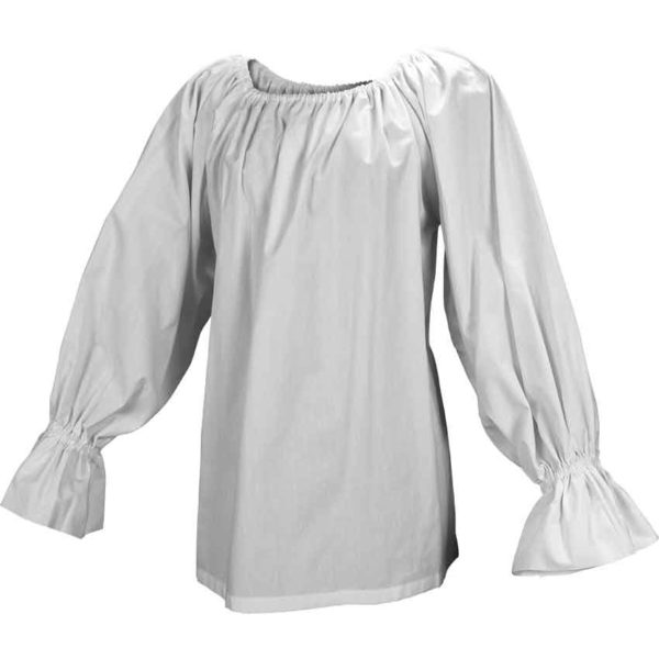 Ruffled Long Sleeve Chemise Top