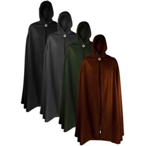 Hooded Cloak Hibernus - Wool Brown