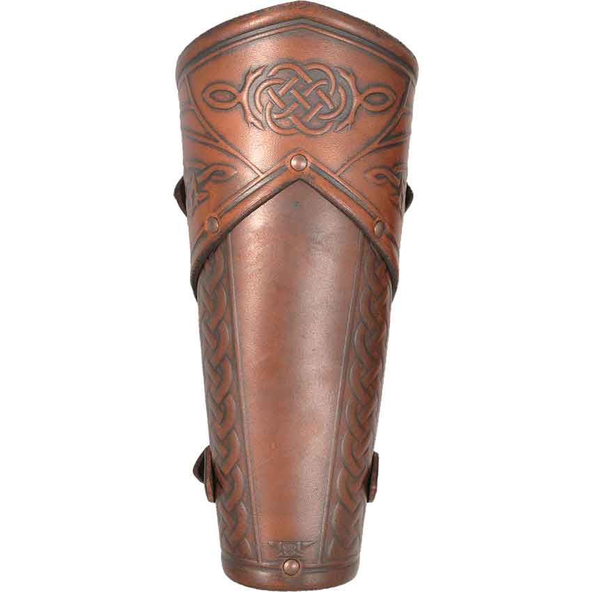 Celtic Mantikor Leather Bracers