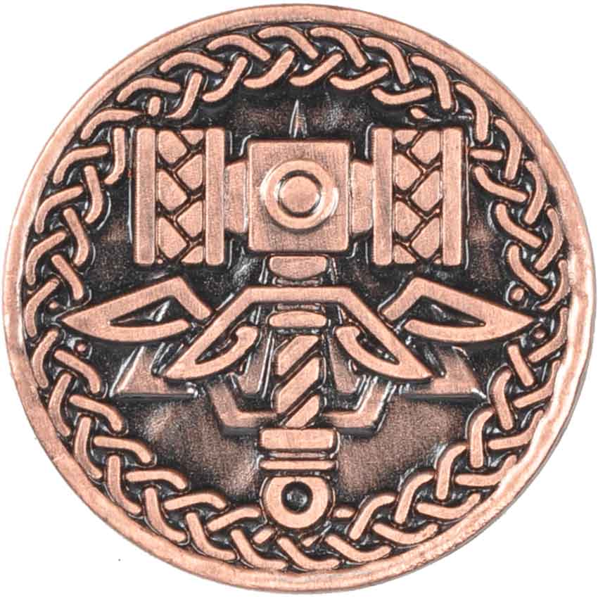 Set of 10 Copper Viking LARP Coins