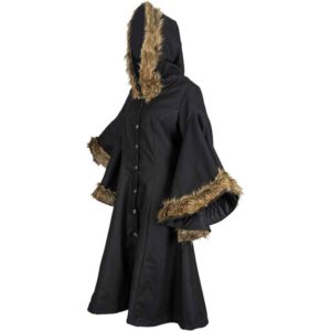 Lilian Hooded Wool Coat