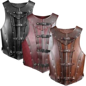 Medieval Leather Tunic, Renaissance Leather Shirt