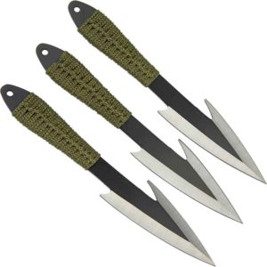 3 Piece Ninja Hunter Throwing Knives