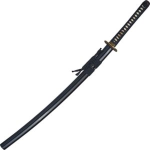 Samurai Katana with Dragon Tsuba