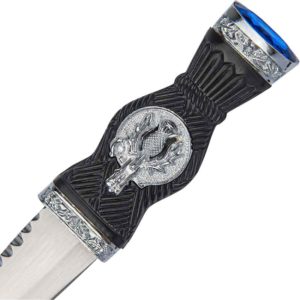 Blue Gem Thistle Sgian Dubh