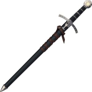 Knights Templar Black Hilt Crusader Sword