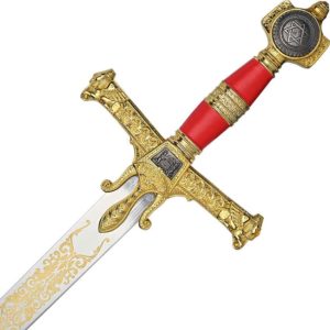 Red and Gold King Solomon Sword