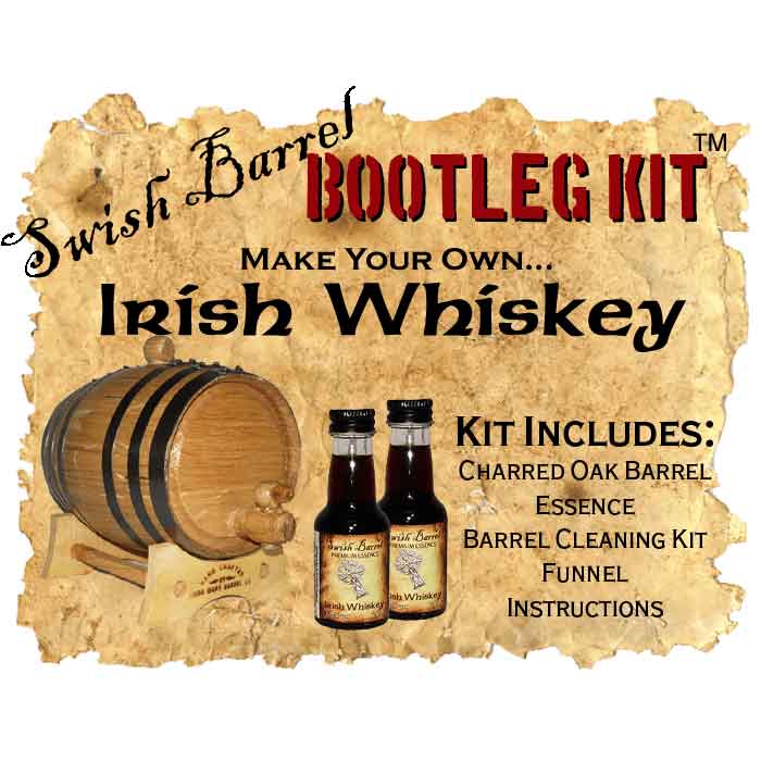 klein postzegel verdrievoudigen Irish Whiskey Bootleg Kits - 5 Liter