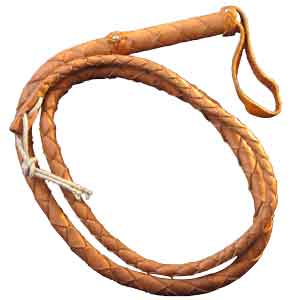 Tan Medium Top Grain Leather Bullwhip