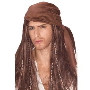 Caribbean Pirate Captain Wig