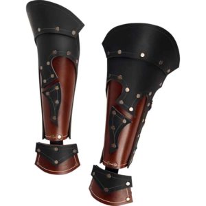 Celtic Mantikor Leather Bracers - MY100415 - LARP Distribution