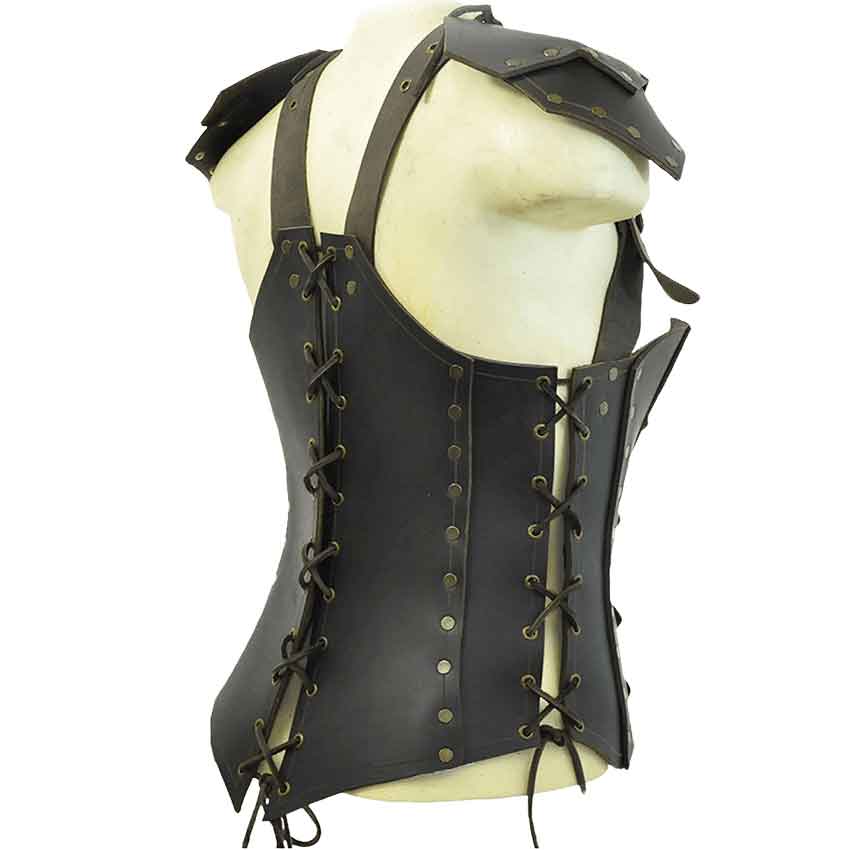 Fan-laced corset – Woman's Armor Workshop