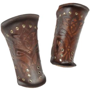 Odomar Viking Leather Bracers