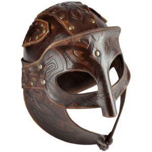 Odomar Viking Leather Helmet