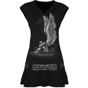 Enslaved Angel Womens Studded Waist Dress