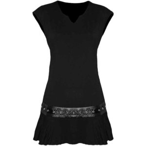 Gothic Studded Waist Dress