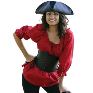 Renaissance Chemise vestido largo algodón pirata medieval Elvin -   España