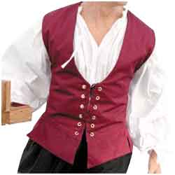 Pirates Captain Easton Elegant Long Vest