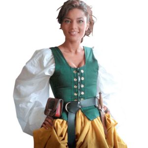 ⭐ The Adventuring Princess Suede Leather Corset - Medieval Shop at House of  Warfare