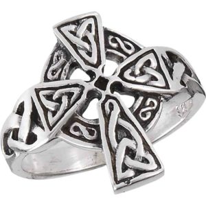 Sterling Silver Celtic Cross Ring