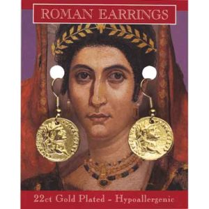 Roman Coin Earrings