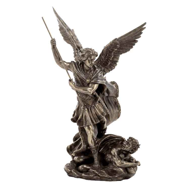 angels and demons statue