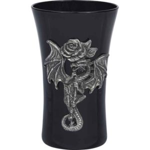 Dragon with Rose Shot Glass