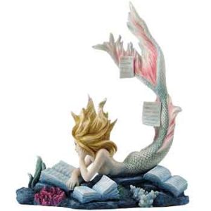 Lost Books Mermaid Statue