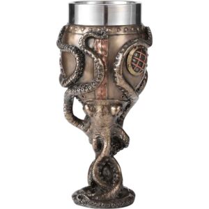 Steampunk Octopus Goblet