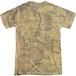 Map of Middle Earth T-Shirt