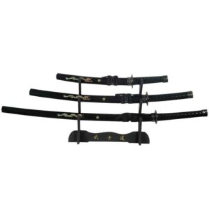 Black Pearl Dragon Japanese Sword Set