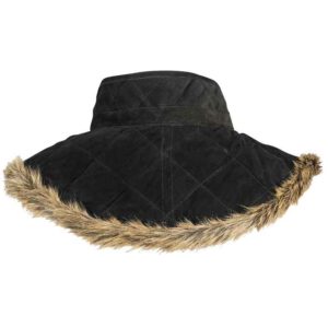 Nimue Fur Lined Suede Gorget