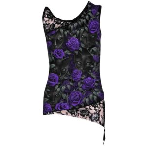 Womens Gothic Sleeveless Shirts