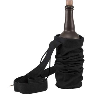 Canvas Bottle Bag - Black