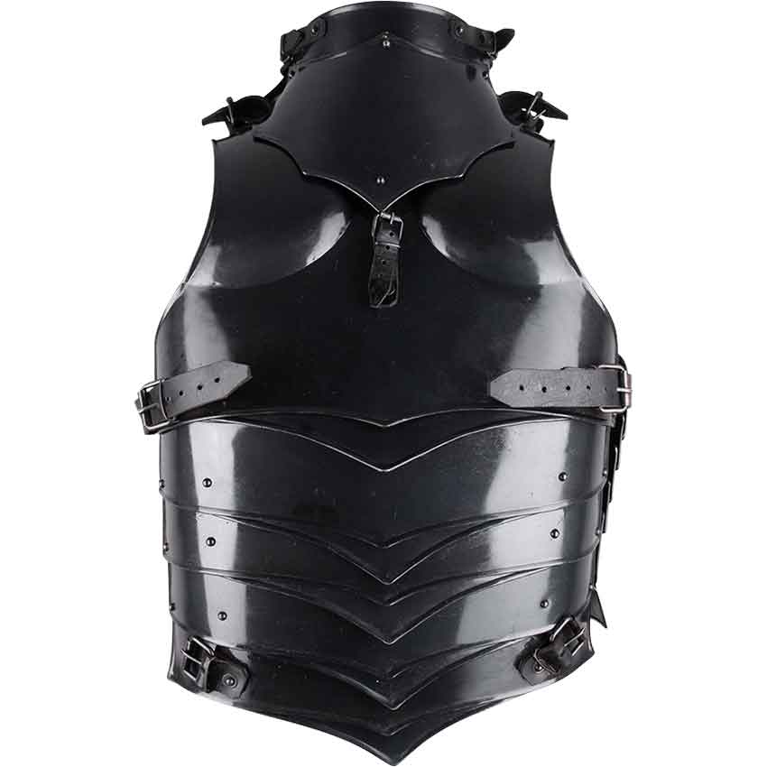 Blackened Rikomer Cuirass - MY101076 - Dark Knight Armoury