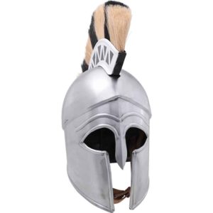 Greek Corinthian Helmet with Plume