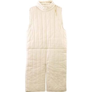 Collared Sleeveless Gambeson - Ecru