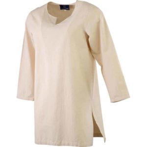 Mens Long Sleeve Viking Undertunic - Natural