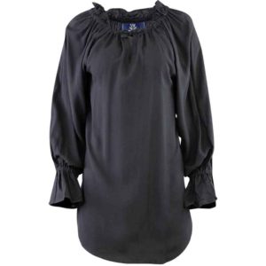 Ladies Pirate Blouse - Black