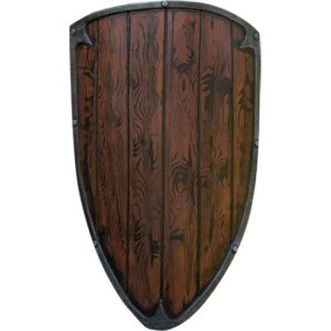 Footman LARP Shield - Wood