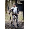 Soldiers Leg Armor - Polished Steel