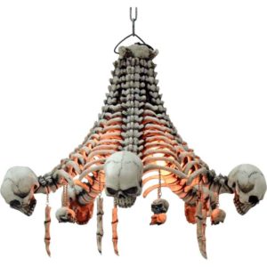 Skull and Bone Chandelier