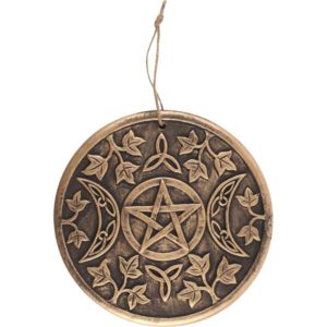 Bronze Triple Moon Plaque