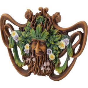 Spring Mushroom Greenman Wall Plaque