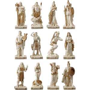 Greek Pantheon Statue Set