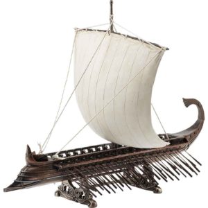 Trireme Greek Warship Statue